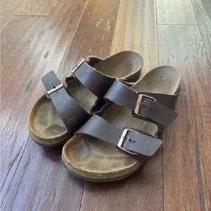 Brown Birkenstock sandle